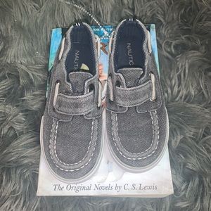 NAUTICA Distressed Boat Shoes Toddler Boys Size 9